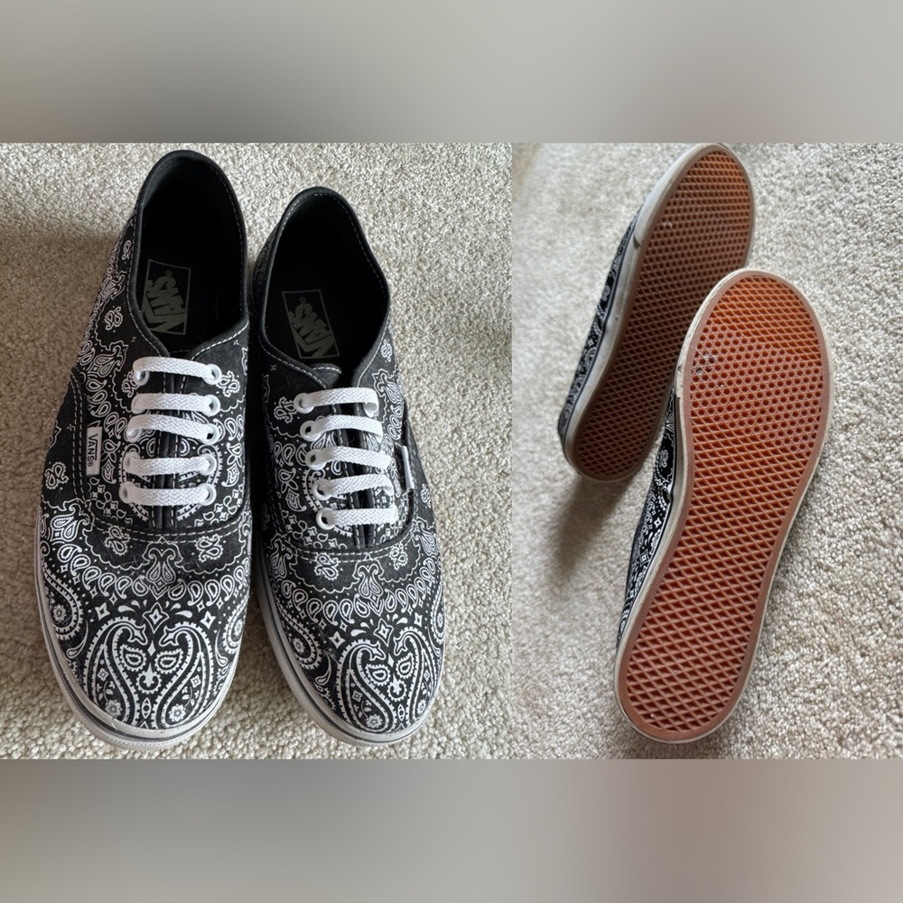 Vans Lowpro Shoe
W - 9   M - 7.5 
Bandana Design